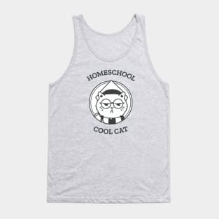 Homeschool Cool Cat Tank Top